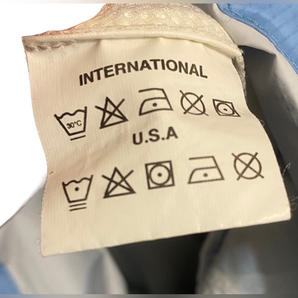 Lowe Alpine Womens Rain Jacket with Hood Light Blue Size Small - Picture 4 of 4